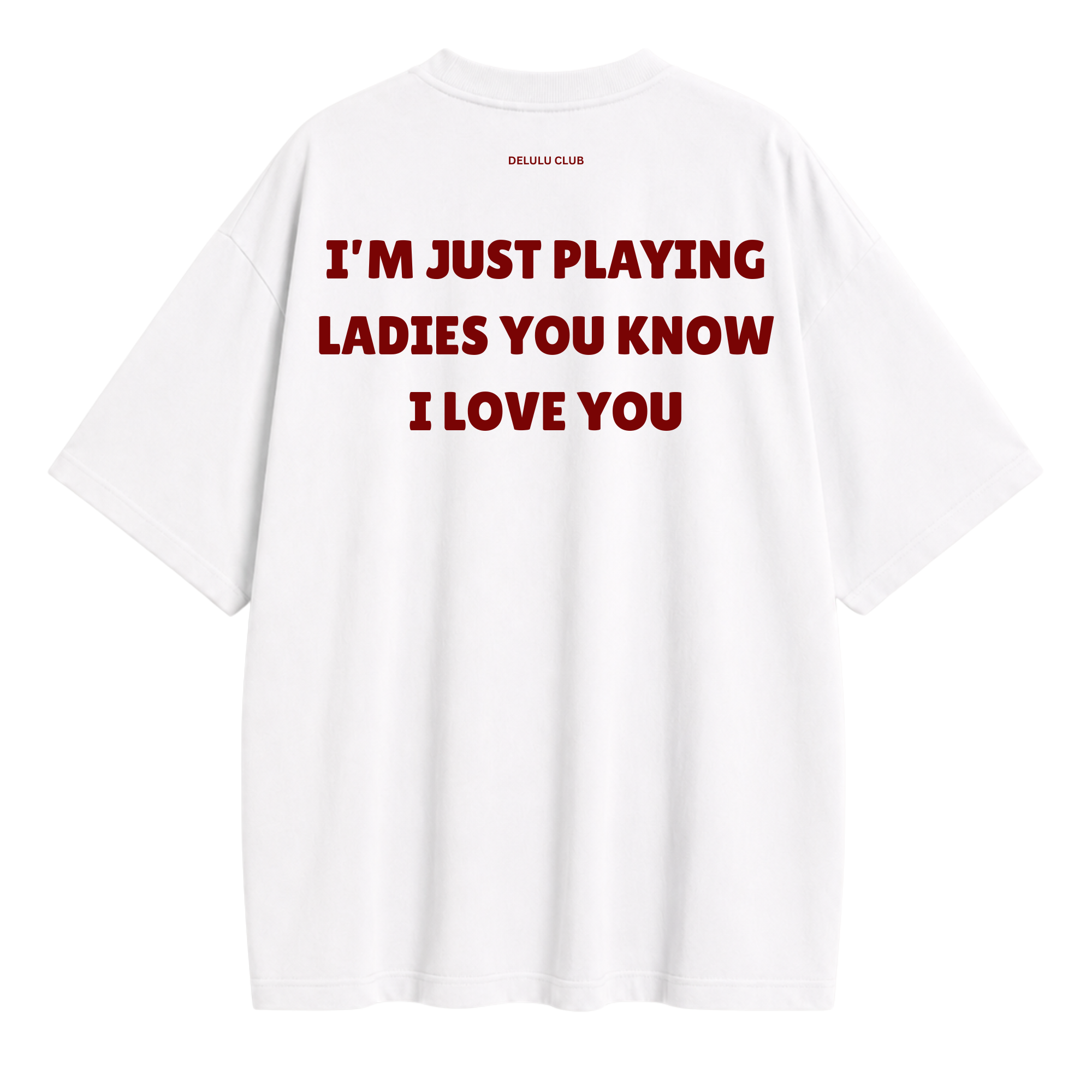 Just Playing Ladies T-Shirt — Oversized & Regular Fit