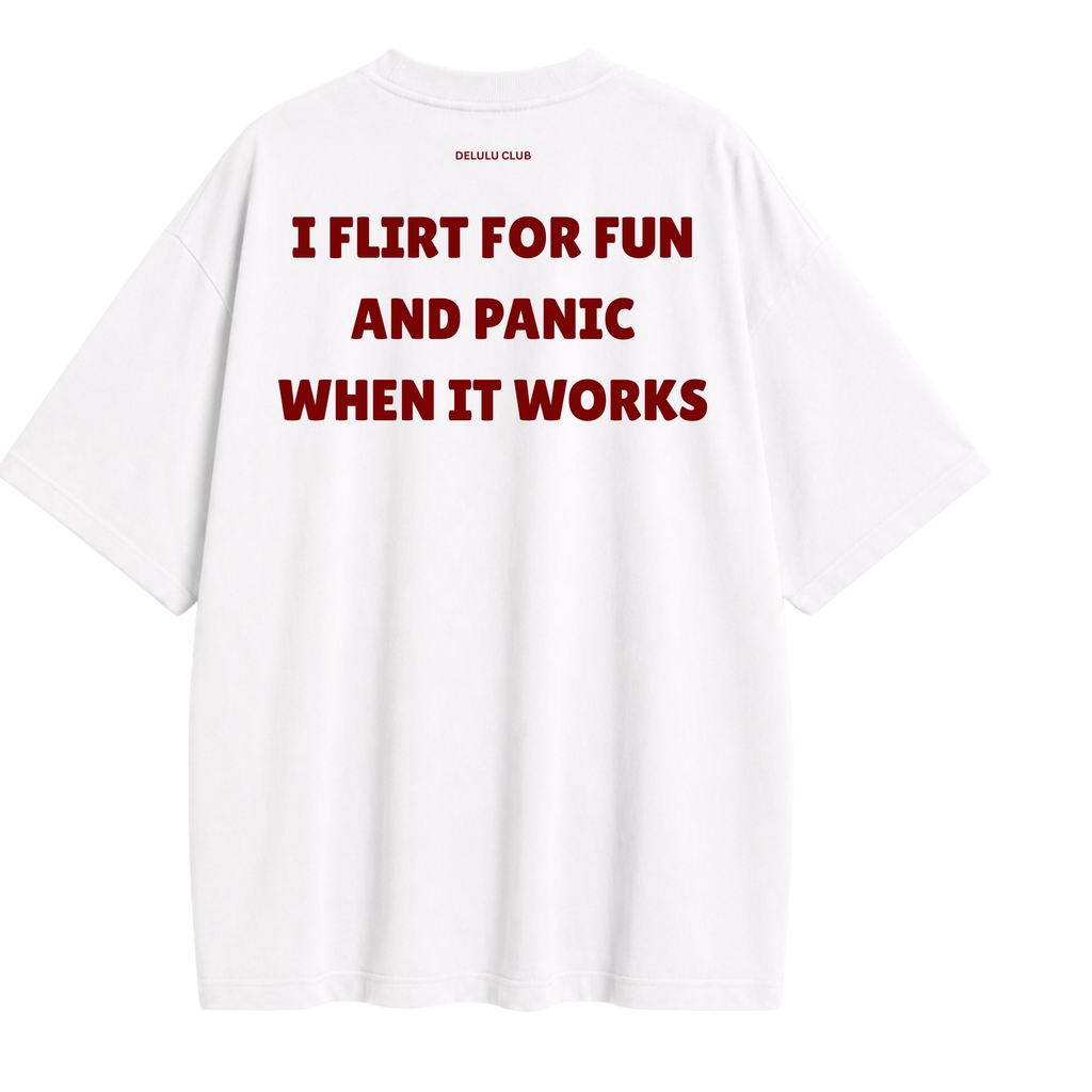 Flirt For Fun T-Shirt — Oversized & Regular Fit