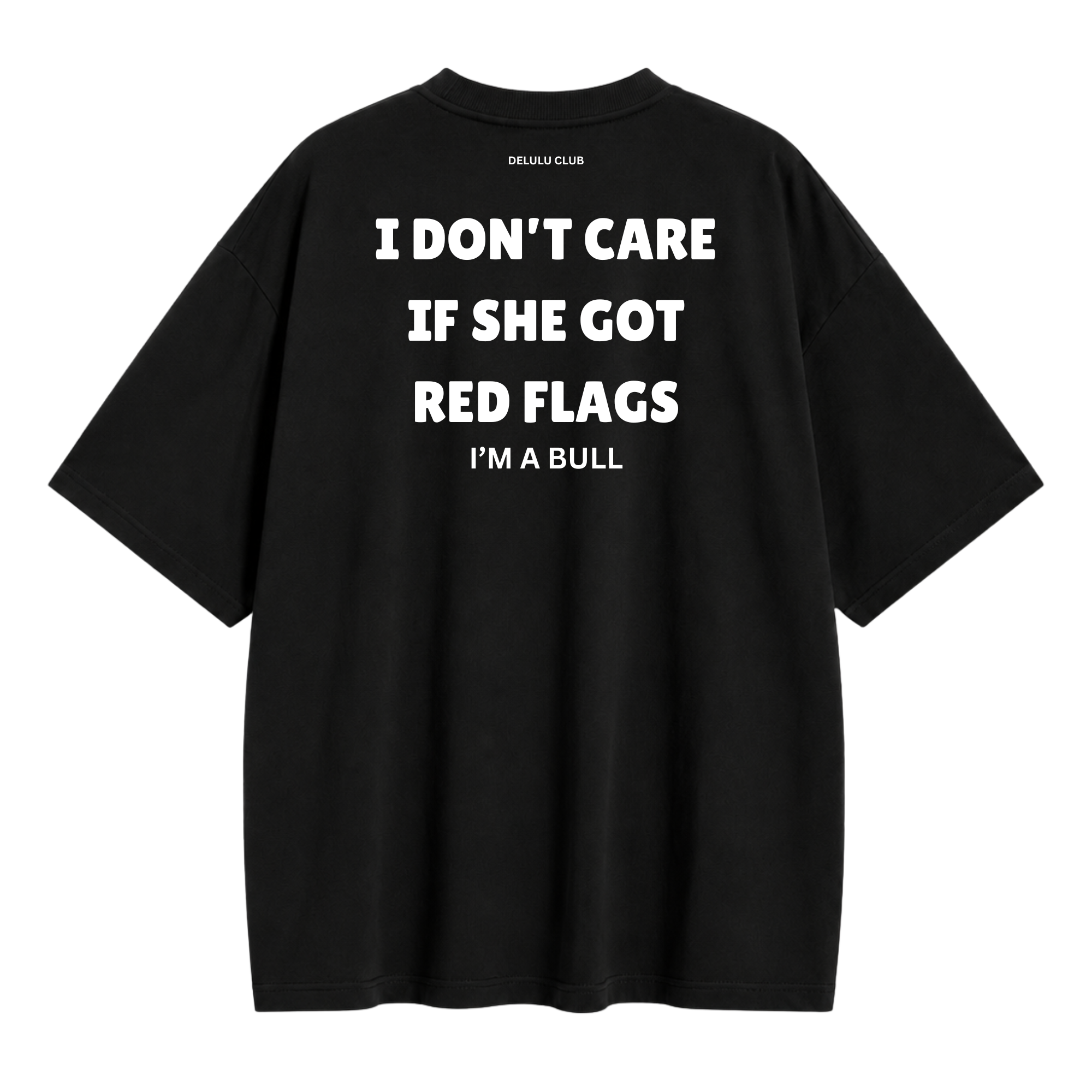 Red Flag Bull T-Shirt — Oversized & Regular Fit