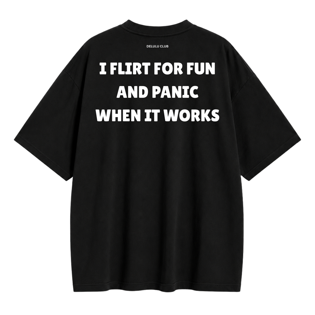 Flirt For Fun T-Shirt — Oversized & Regular Fit