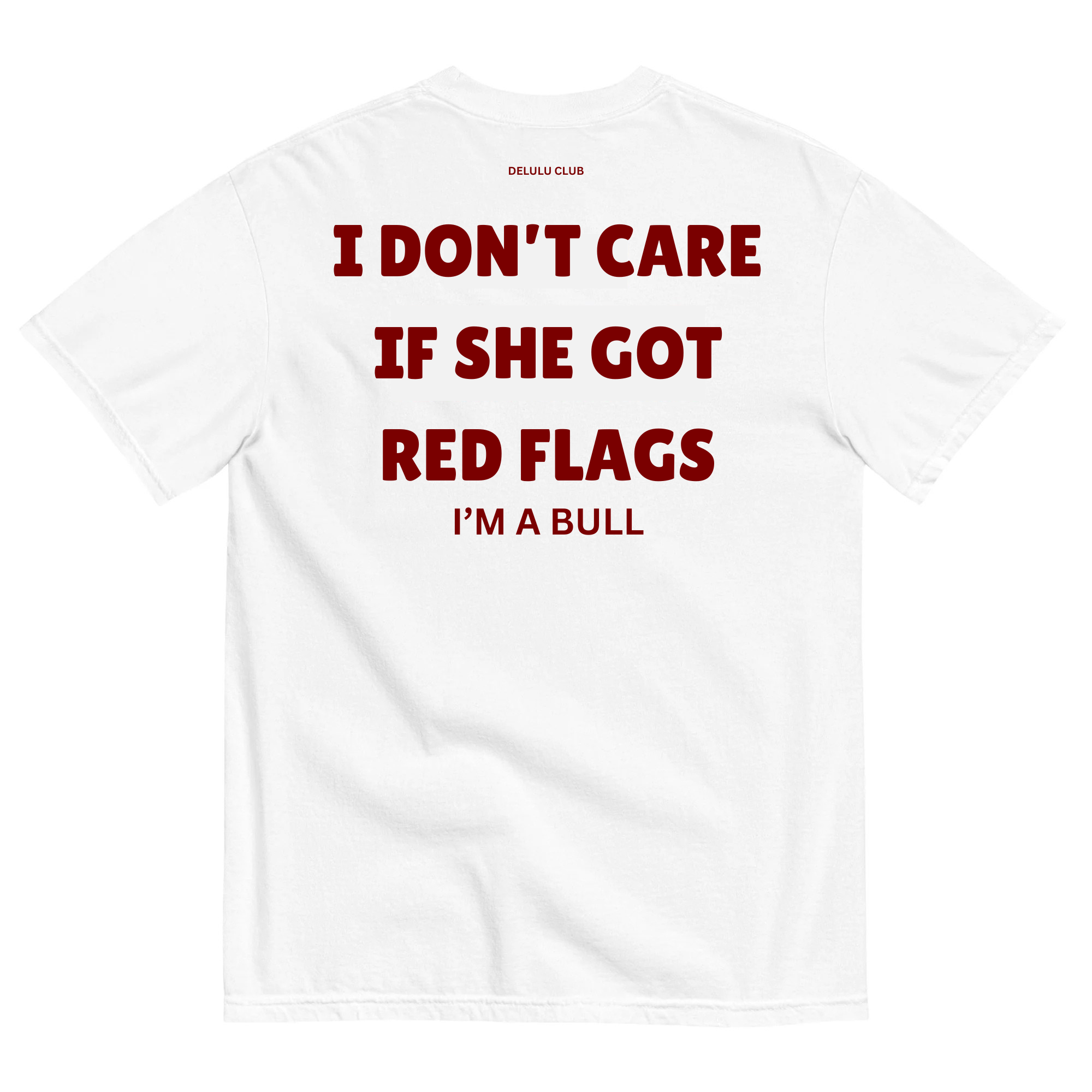 Red Flag Bull T-Shirt — Oversized & Regular Fit